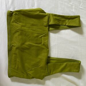 Popflex Allure crop bra in matcha